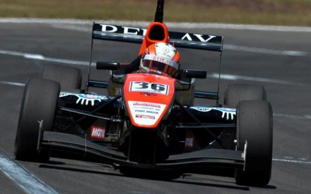 Alex Lynn claimed his second victory of the Toyota Racing Series weekend at Taupo, with a lights-to-flag victory in the Denny Hulme Memorial Trophy feature race.