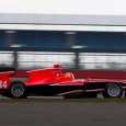 Tio Ellinas set the fastest time of the first day of the final GP3 Series pre-season test at Silverstone with his final flying lap.