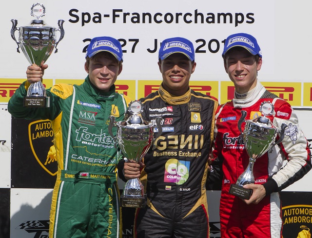 Parry, Tunjo and Aitken were class of the NEC field at Spa (Photo: Chris Schotanus)
