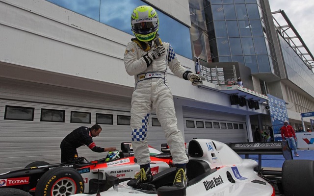 Having narrowly missed out in 2014, Sato made the most of his second shot at the Auto GP title (Photo: Auto GP)