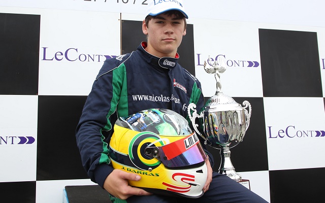 Prior to his car debut, Darras was a leading karting driver, winning the 2013 Italian KF2 series (Photo: ACI Sport)
