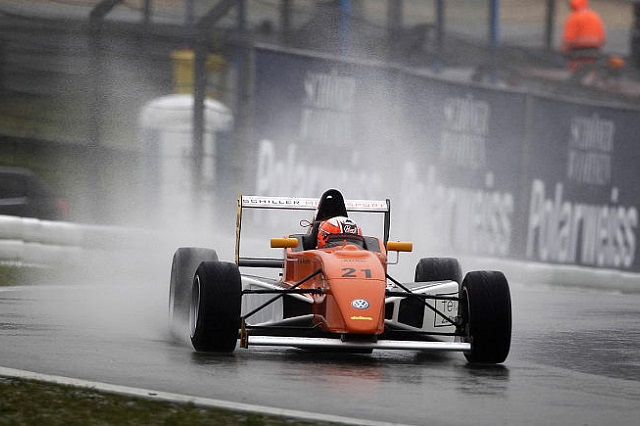 Picariello's first race win in ADAC Formel Masters came on a severely wet track (Photo: ADAC Formel Masters)