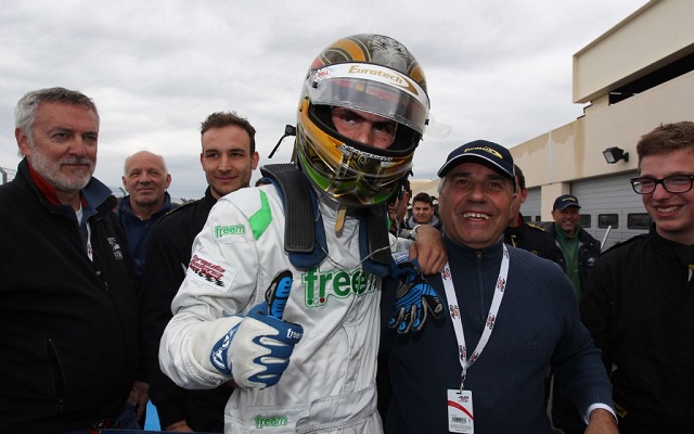 After losing two wins via post-race decisions in 2014, Giovesi finally got one to stick this year (Photo: Auto GP)